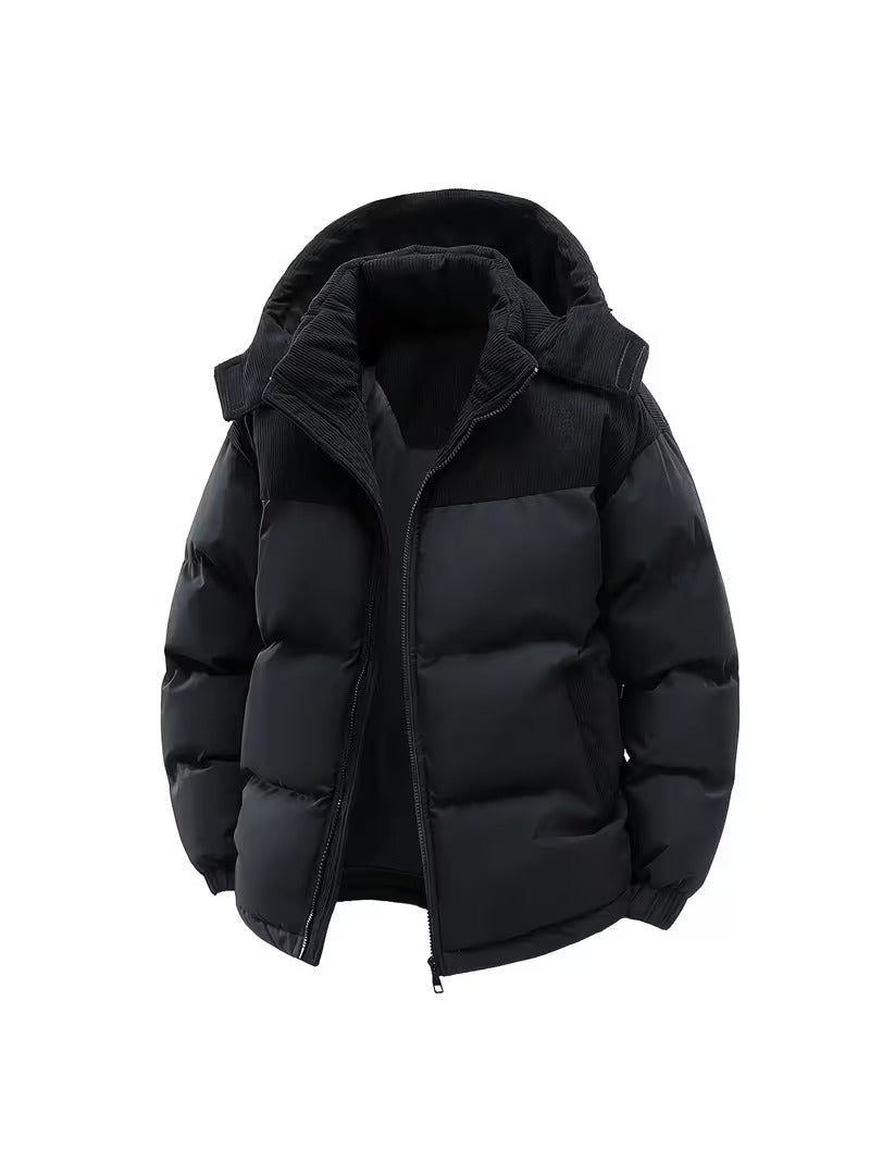 Cambridge Corduroy Puffer - Warmth Meets Elegance. Redefined