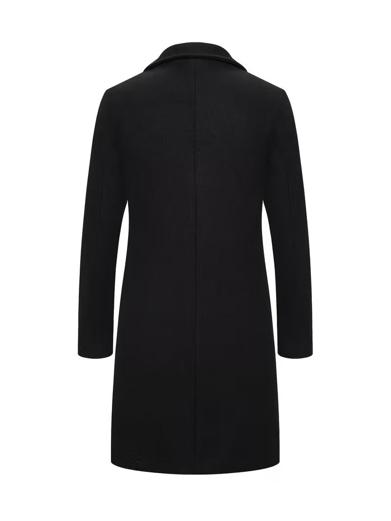 Men’s Classic Wool-Blend Overcoat
