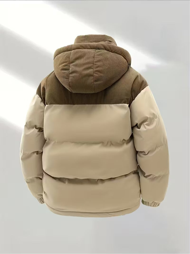 Cambridge Corduroy Puffer - Warmth Meets Elegance. Redefined