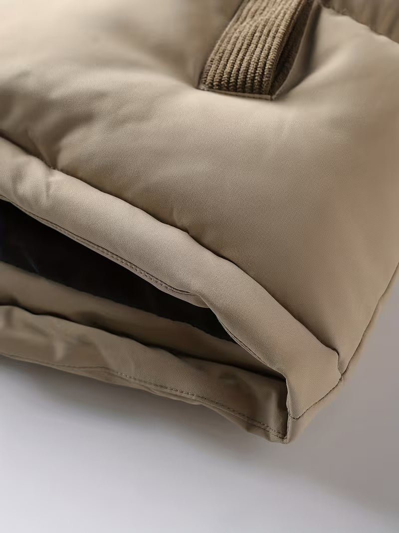 Cambridge Corduroy Puffer - Warmth Meets Elegance. Redefined