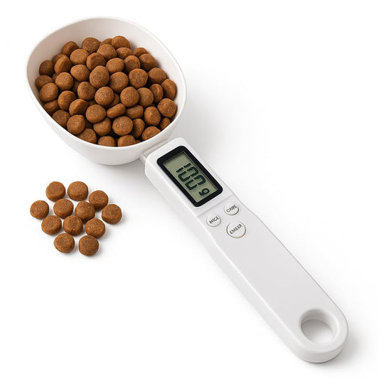 Digital Measuring Spoon Scale – Precision Electronic Scoop with LCD Display for Cooking, Spices, Diet Portions, Pet Food and Supplements – Weighs Up to 500g
